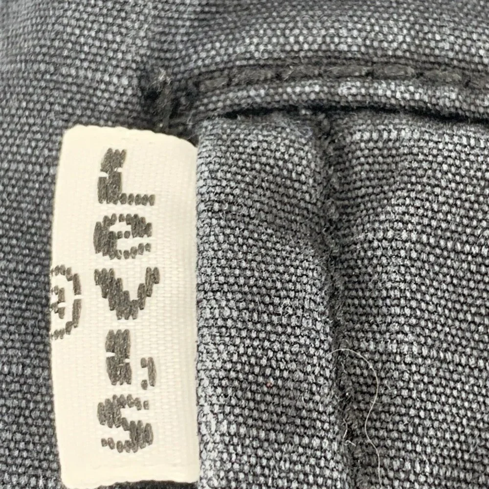 Men's Levi's Classic Flat Front Cargo Shorts‎ Black Size 40 Pockets